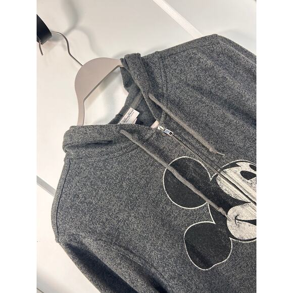 Disney Parks Men's Mickey Mouse Character Full Zip Hoodie Jacket Gray Size Small - Picture 4 of 10